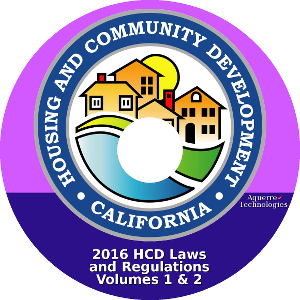 2016 HCD Blue Books CD-ROM